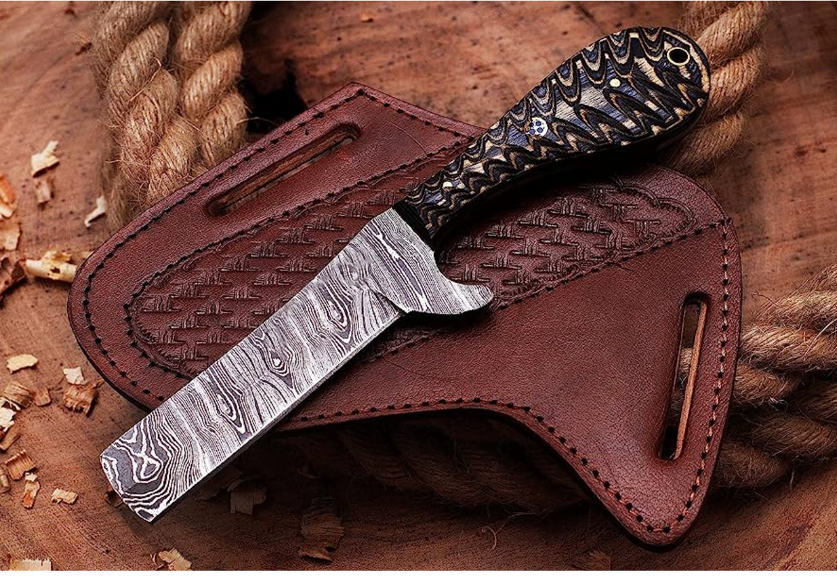 Handmade Damascus Kitchen Steak Knives, Steak Knife Set, Handmade Knives,  Hand Forged Kitchen Knife Chef Set,bbq Knife,birthday Gift for Men 