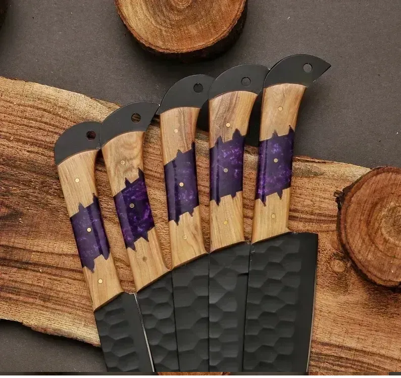 Hand Made BBQ/Chef/Butchers/Kitchen Knife Set – Smoky Blades