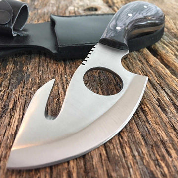 Hand Made Gut Hook Skinning Knife