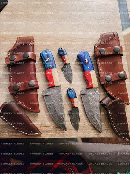 Hunter Bowie Knife with Skinner Set