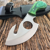 Hand Made Gut Hook Skinning Knife