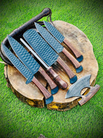 Hand Made BBQ/Chef/Kitchen Knife Set