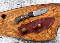 Hand Made Gut Hook Skinning Knife