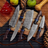 Hand Made BBQ/Chef/Kitchen Knife Set