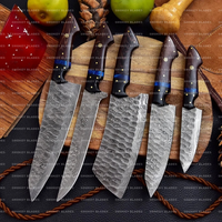 Hand Made BBQ/Chef/Kitchen Knife Set