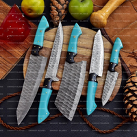 Hand Made BBQ/Chef/Kitchen Knife Set